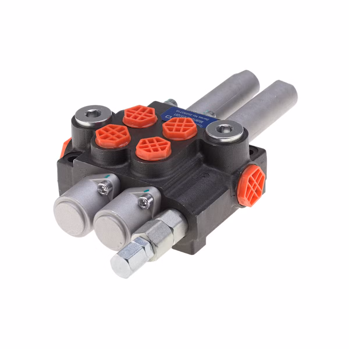 Rozdzielacz hydrauliczny 2 sekcyjny 40L sterowany linkami 02P40 Rozdzielacz hydrauliczny 2 sekcyjny 40L sterowany linkami 02P40