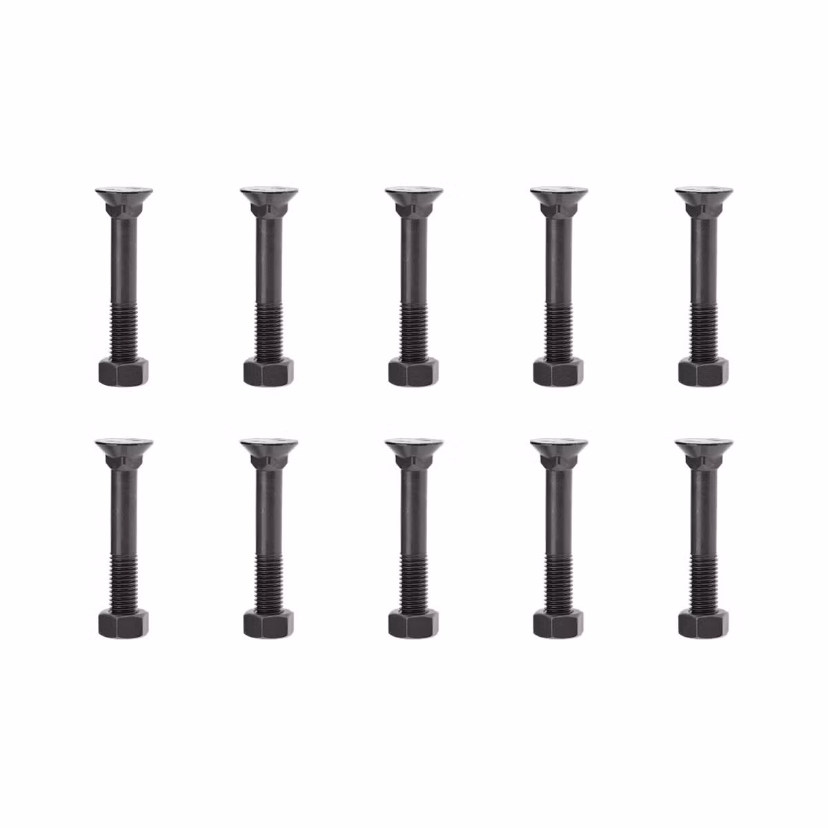 Śruba lemieszowa M12x80 klasa 10,9 z nakrętką - paczka 10 sztuk DIN 608 do grubera Śruba lemieszowa M12x80 klasa 10,9 z nakrętką - paczka 10 sztuk DIN 608 do grubera