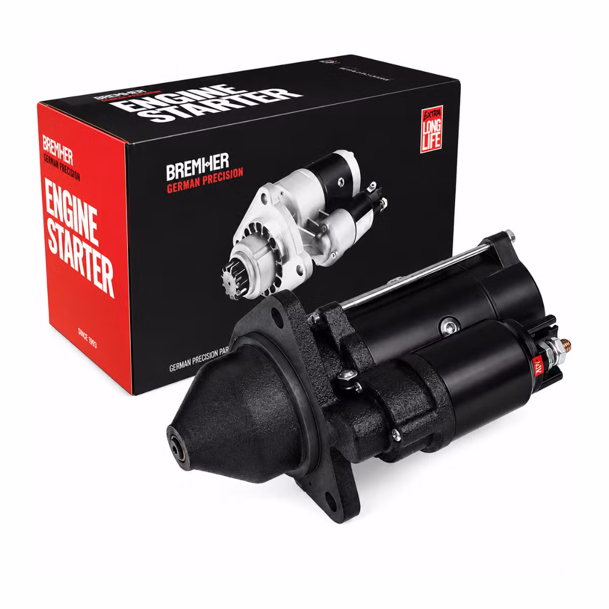 Rozrusznik z reduktorem MTZ Belarus Pronar 24V z większą mocą 4,0KW 10 zębów BREMHER Rozrusznik z reduktorem MTZ Belarus Pronar 24V z większą mocą 4,0KW 10 zębów BREMHER