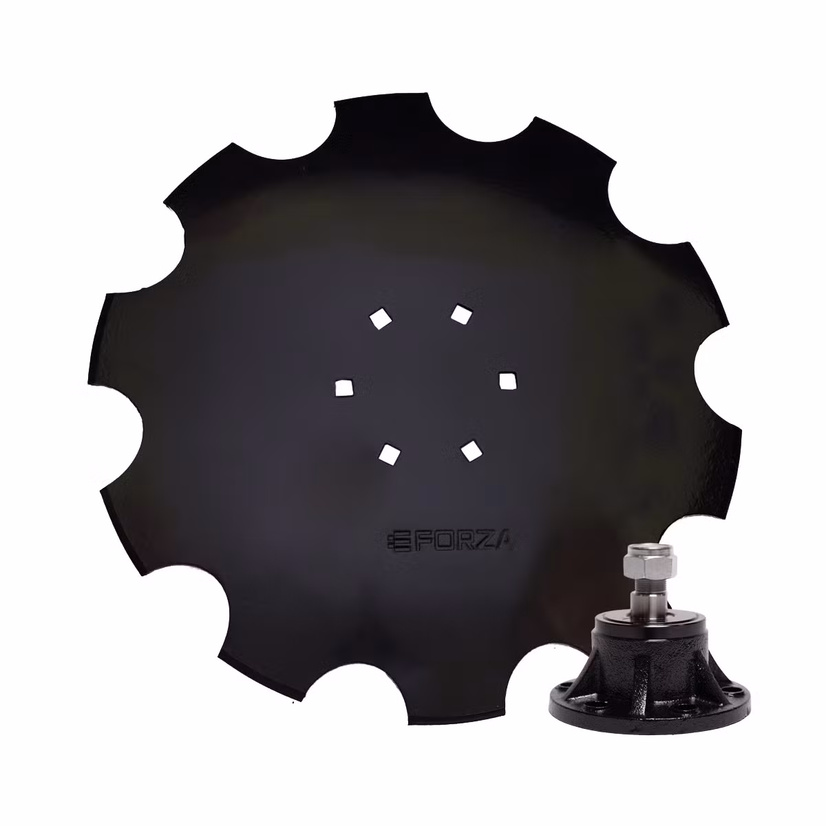 Talerz do talerzówki 510 mm x 3,5 mm, 6 otworów, stal sprężynowa + Piasta bezobsługowa 6 otworowa ODL002