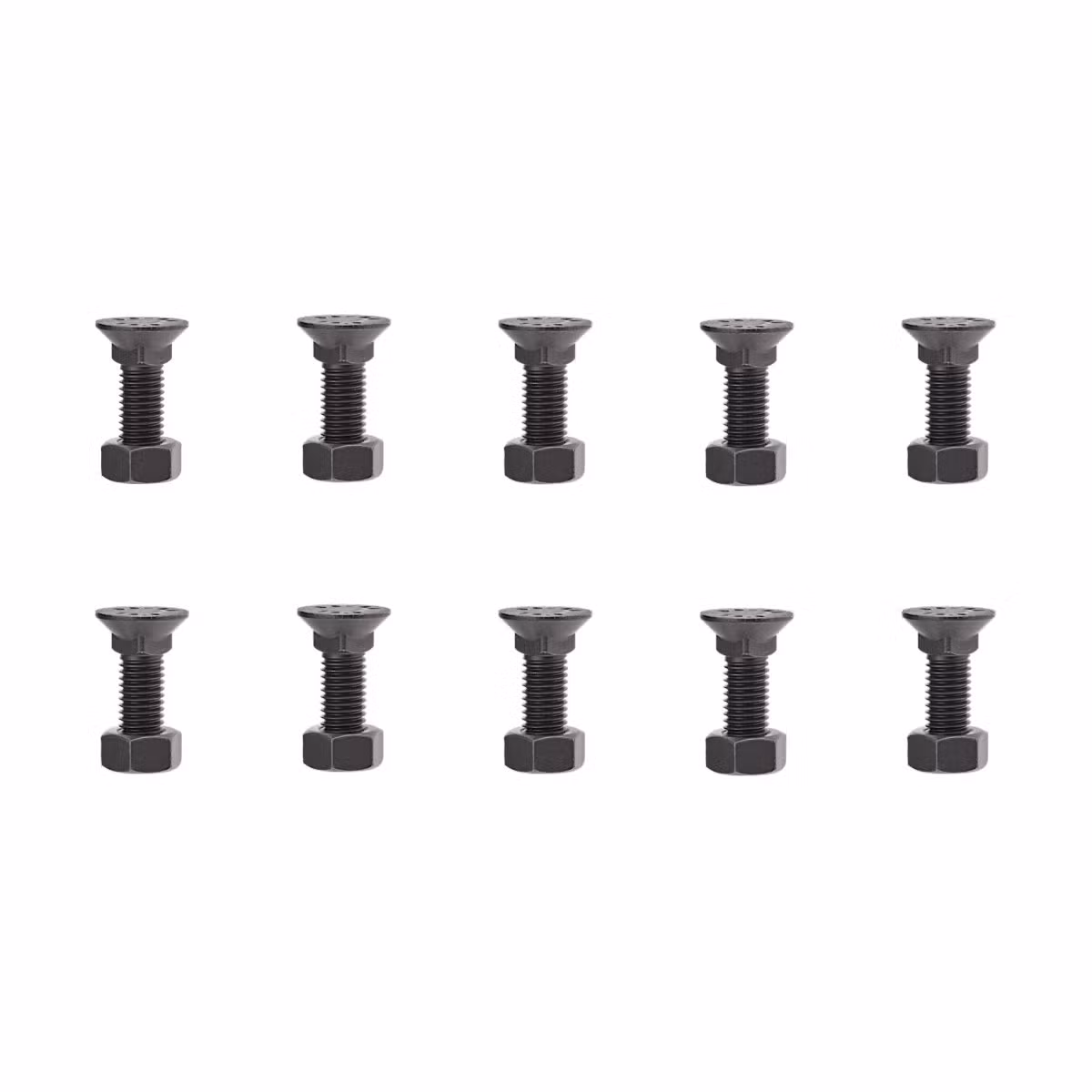 Śruba do lemieszy M12x40 klasa 10,9 z nakrętką - paczka 10 sztuk DIN 608 Śruba do lemieszy M12x40 klasa 10,9 z nakrętką - paczka 10 sztuk DIN 608